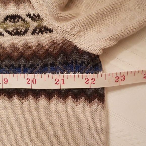 Vintage Chaps 100% Cotton Sweater L EUC - Picture 6 of 10